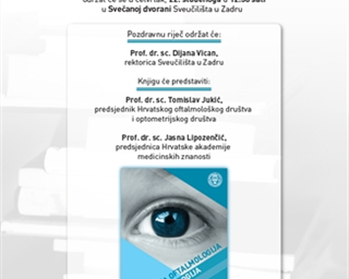 Poziv na predstavljanje knjige „Dječja oftalmologija i strabologija“
